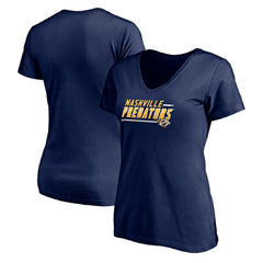 Nashville Predators Women's Mascot In Bounds V-Neck T-Shirt