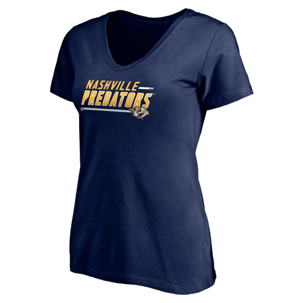 Nashville Predators Women's Mascot In Bounds V-Neck T-Shirt