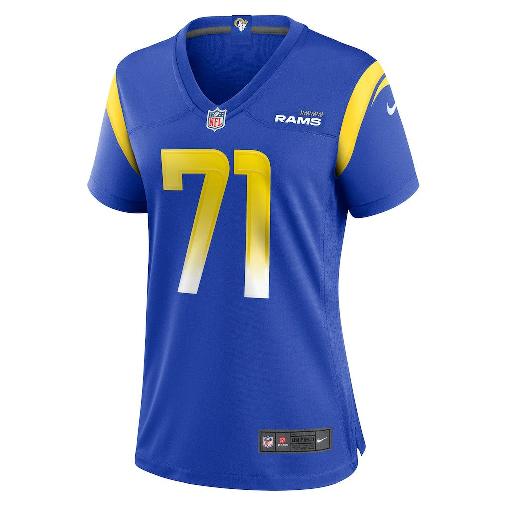 NFL Los Angeles Rams Warren McClendon Jr.  Women's Team Game Jersey