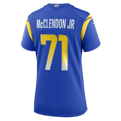 NFL Los Angeles Rams Warren McClendon Jr.  Women's Team Game Jersey