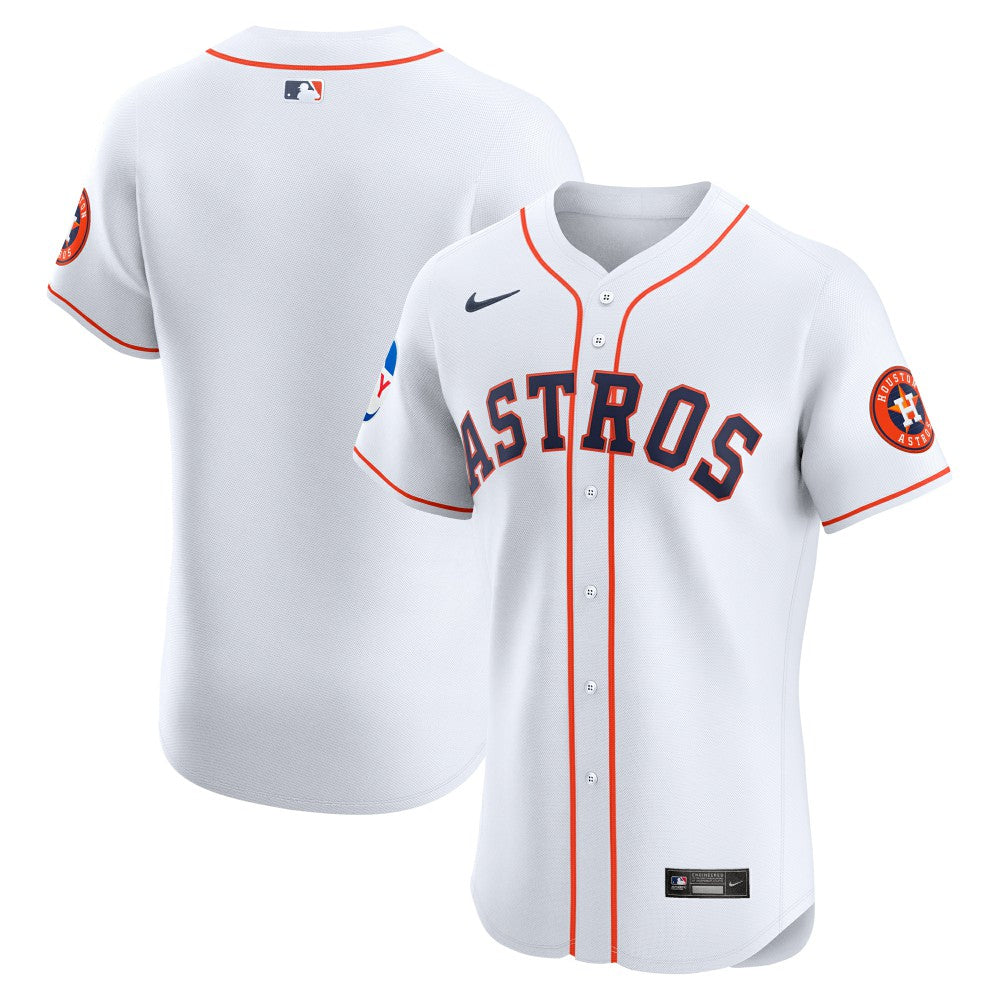 Houston Astros Home Elite Patch Jersey - White | Nike
