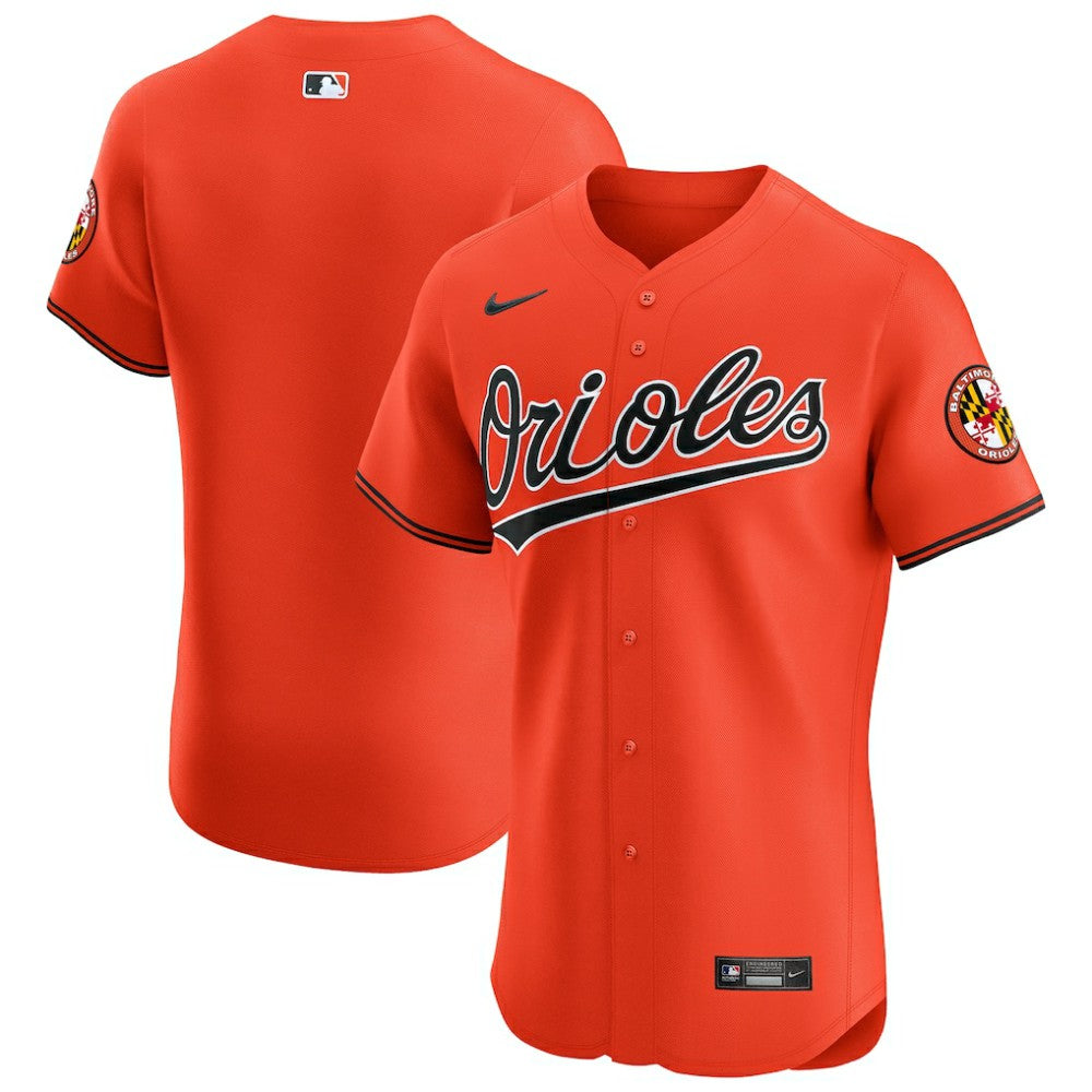 Baltimore Orioles Alternate Vapor Premier Elite Patch Jersey - Orange | Nike