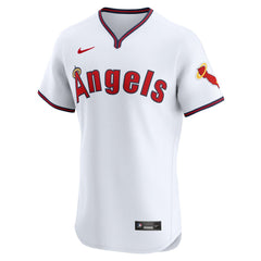 Los Angeles Angels Alternate Vapor Premier Elite Patch Jersey - White | Nike