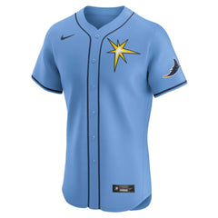 Tampa Bay Rays Alternate Vapor Premier Elite Patch Jersey - Light Blue | Nike