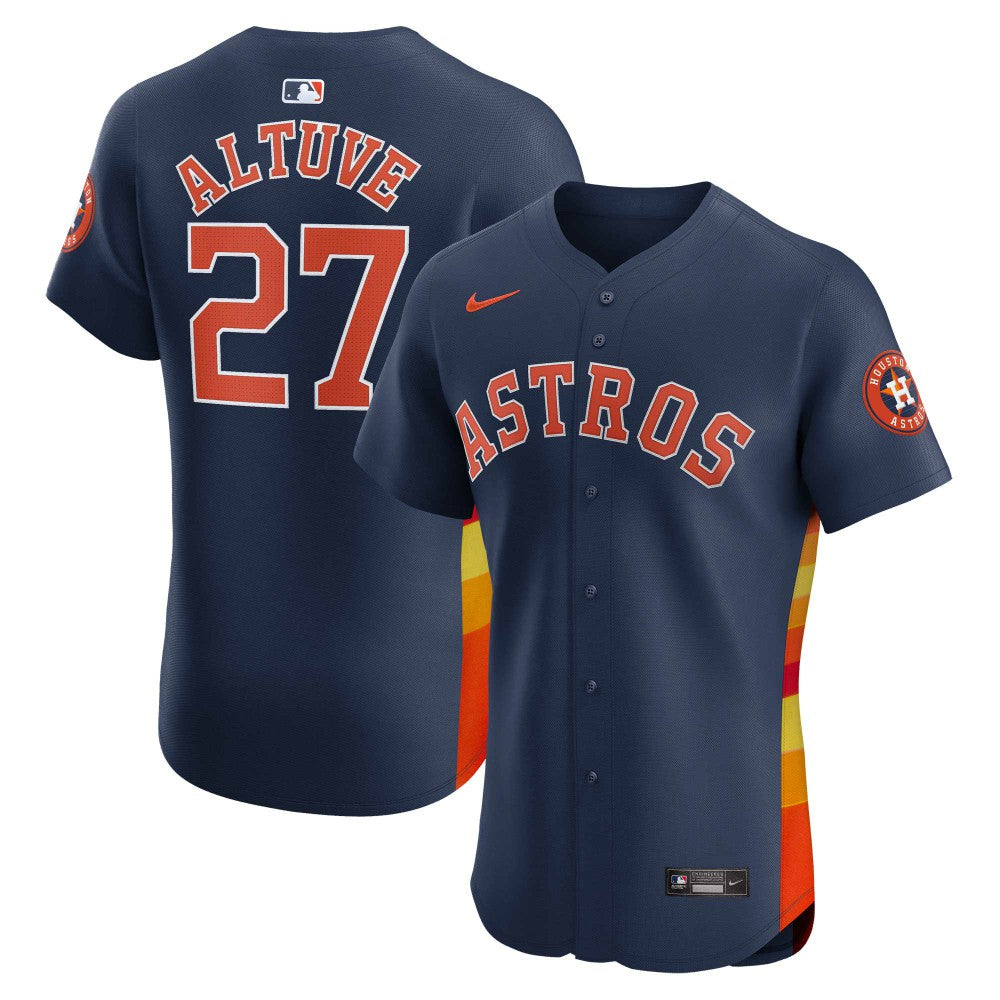 Jose Altuve Houston Astros Alternate Elite Player Jersey - Navy | Nike