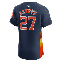Jose Altuve Houston Astros Alternate Elite Player Jersey - Navy | Nike