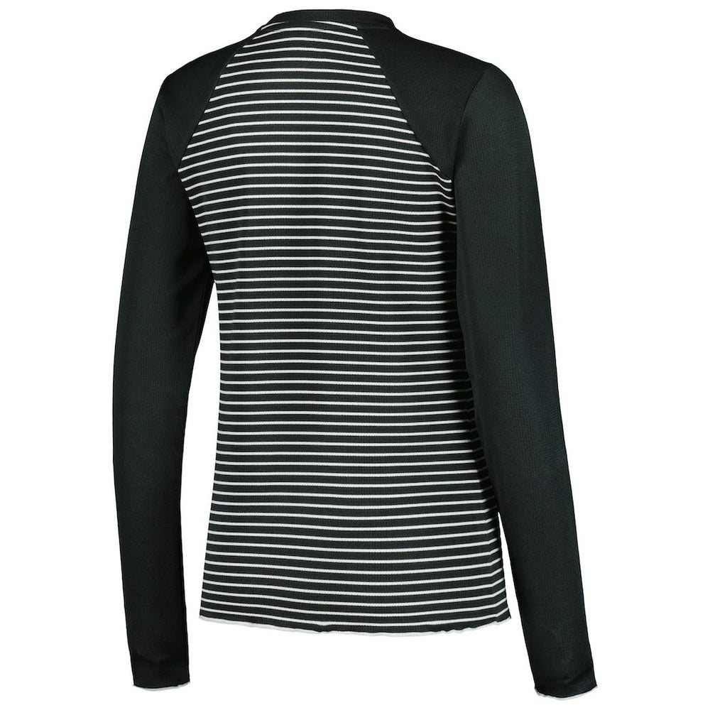 NFL Pittsburgh Steelers Antigua Women's Maverick Waffle Henley Long Sleeve T-Shirt