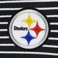 NFL Pittsburgh Steelers Antigua Women's Maverick Waffle Henley Long Sleeve T-Shirt