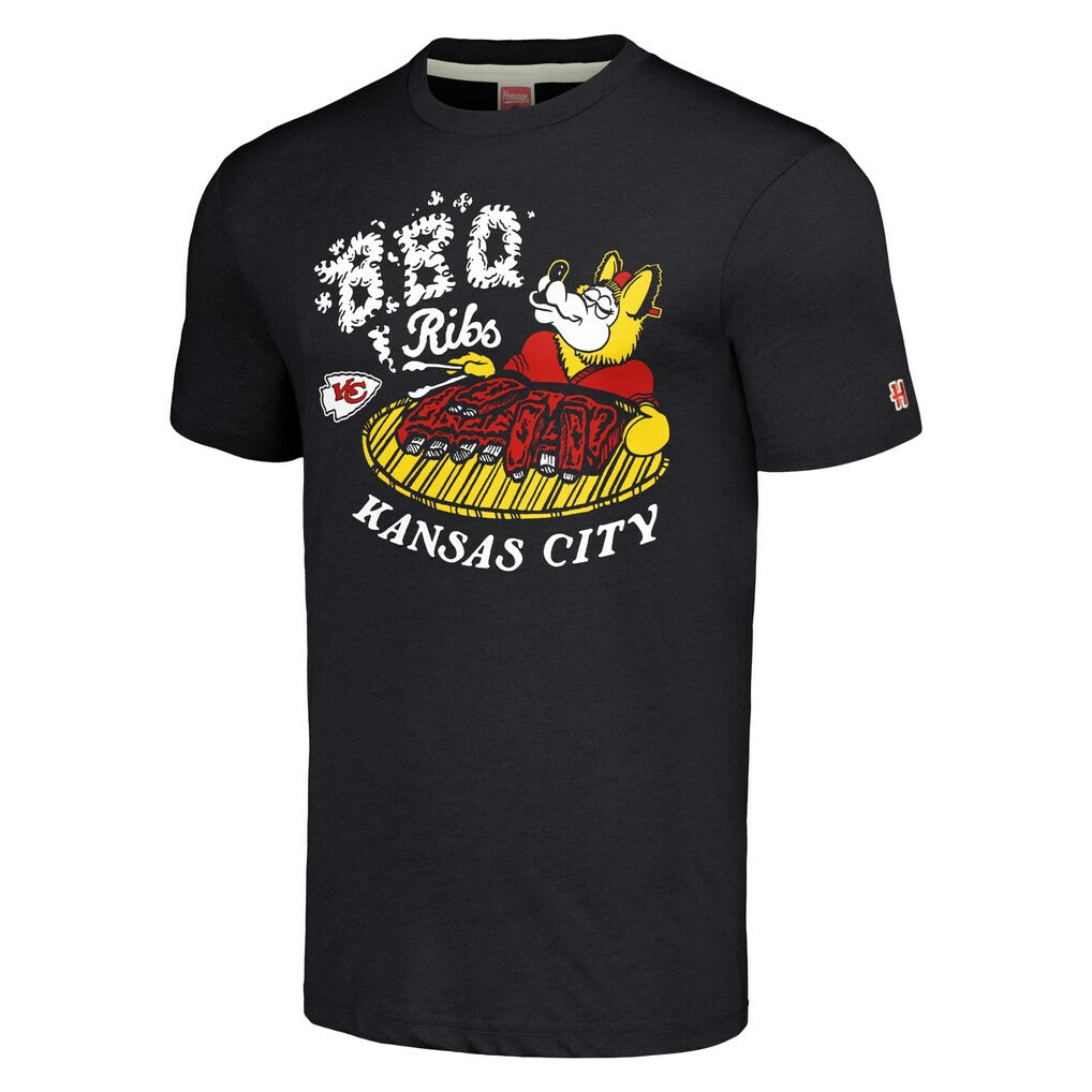 NFL Kansas City Chiefs Homage Unisex NFL x Guy Fieri’s Flavortown Tri-Blend T-Shirt
