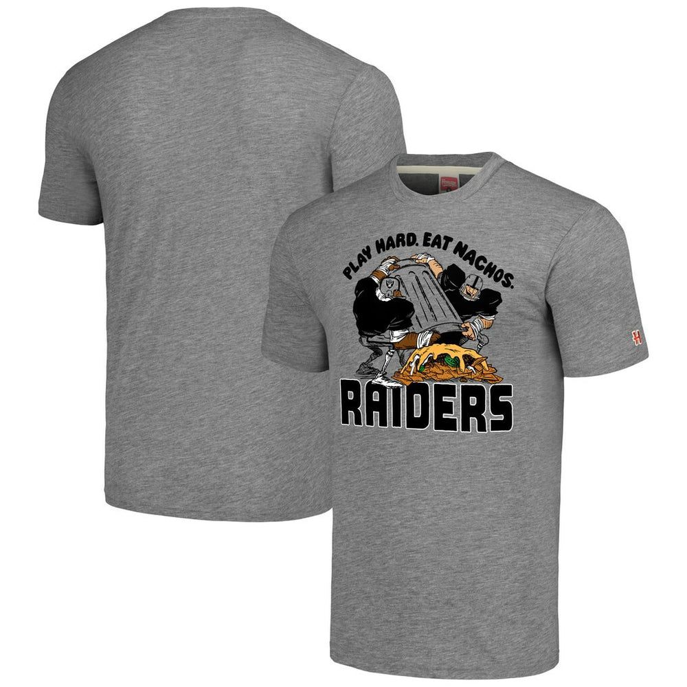 NFL Las Vegas Raiders Homage Unisex NFL x Guy Fieri’s Flavortown Tri-Blend T-Shirt