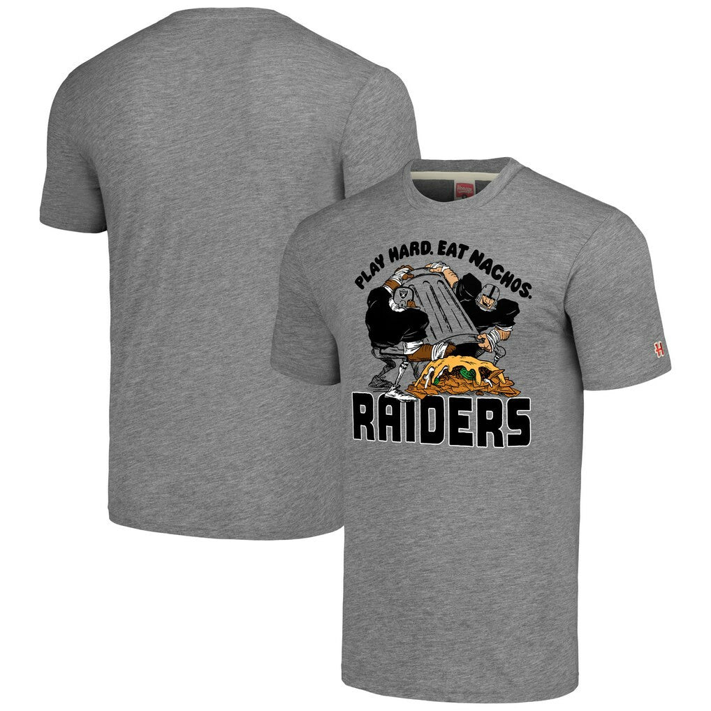 NFL Las Vegas Raiders Homage Unisex NFL x Guy Fieri’s Flavortown Tri-Blend T-Shirt