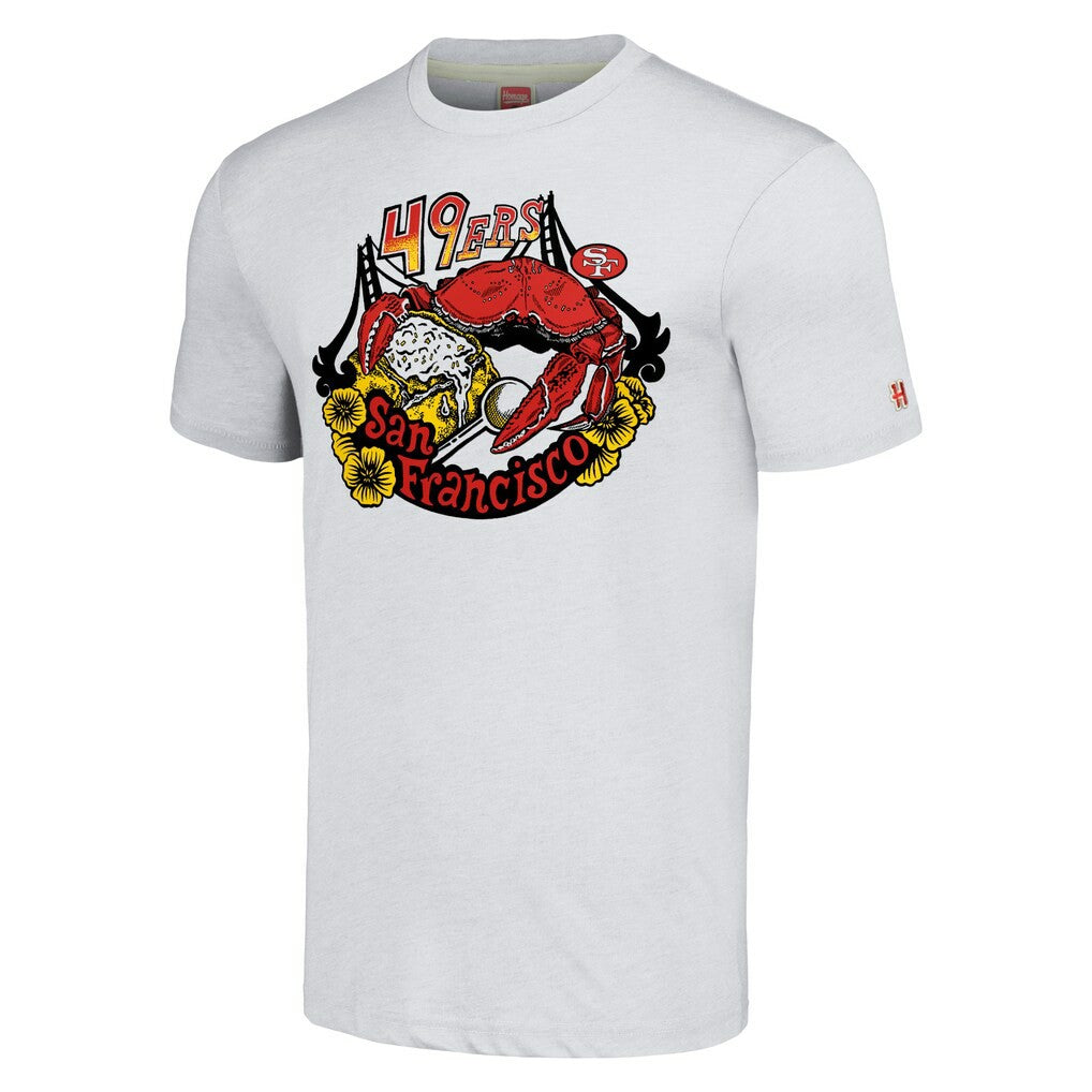 NFL San Francisco 49ers Homage Unisex NFL x Guy Fieri’s Flavortown Tri-Blend T-Shirt