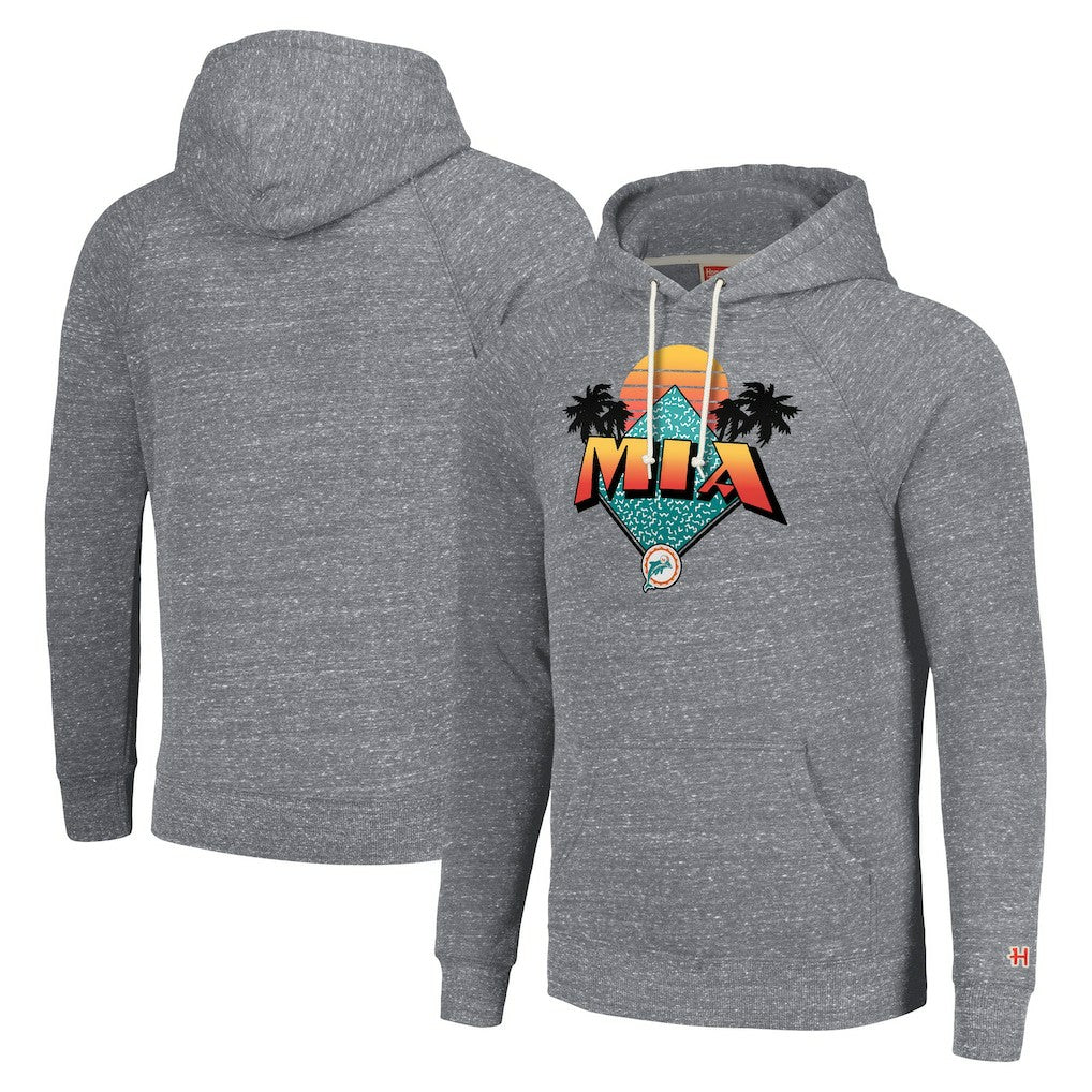 NFL Miami Dolphins Homage Unisex Hyperlocal Raglan Pullover Hoodie