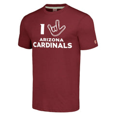 NFL Arizona Cardinals Homage Unisex The NFL ASL Collection by Love Sign Tri-Blend T-Shirt