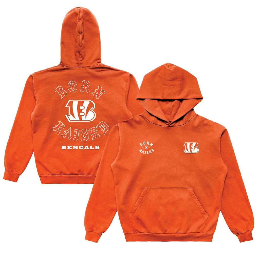 NFL Cincinnati Bengals Born x Raised Unisex Pullover Hoodie