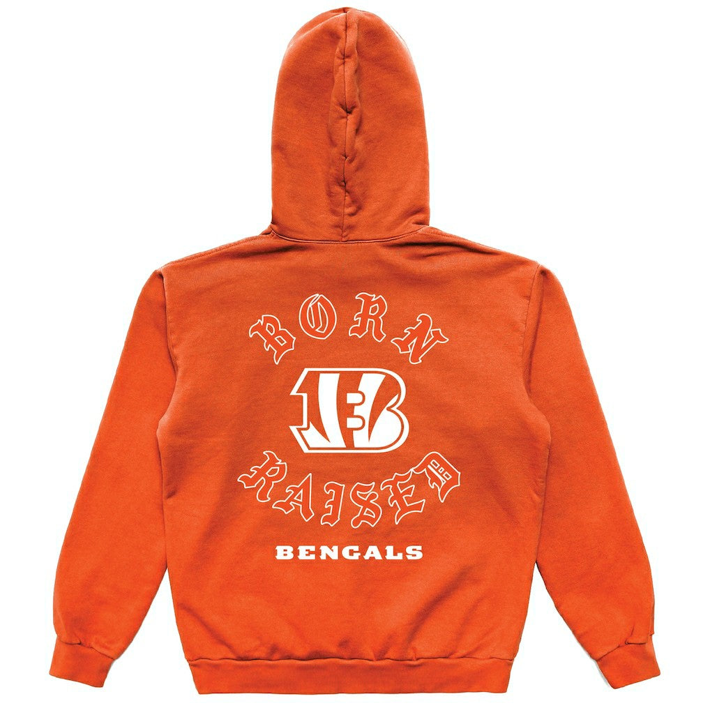 NFL Cincinnati Bengals Born x Raised Unisex Pullover Hoodie