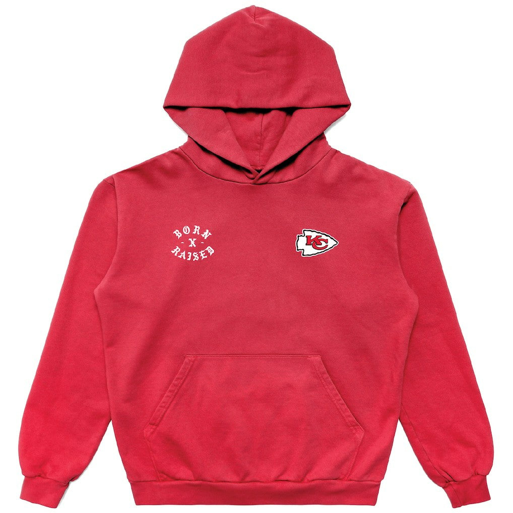 NFL Kansas City Chiefs Born x Raised Unisex Pullover Hoodie