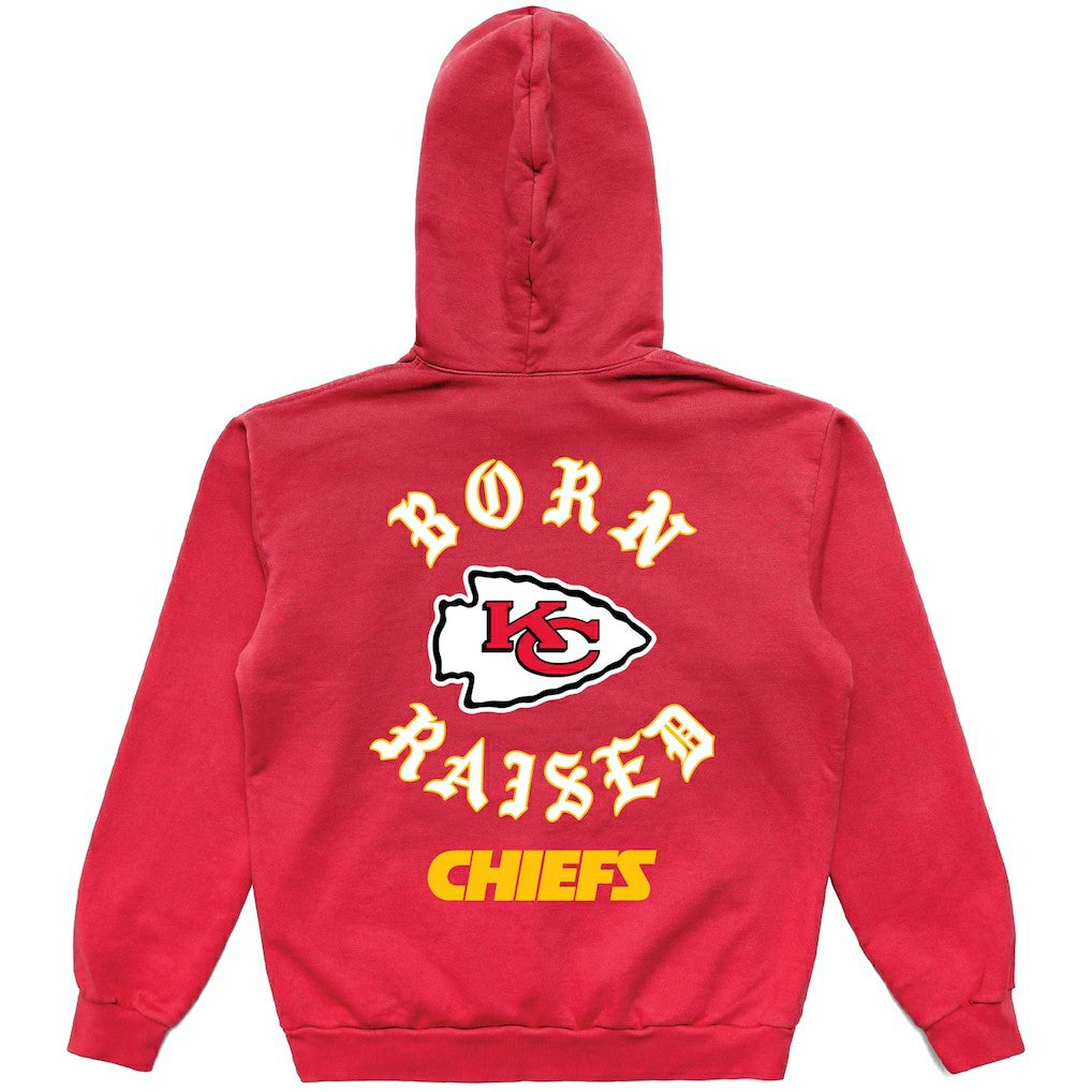 NFL Kansas City Chiefs Born x Raised Unisex Pullover Hoodie