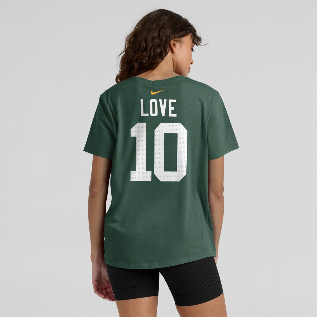 NFL Green Bay Packers Jordan Love  Women's Player Name & Number T-Shirt