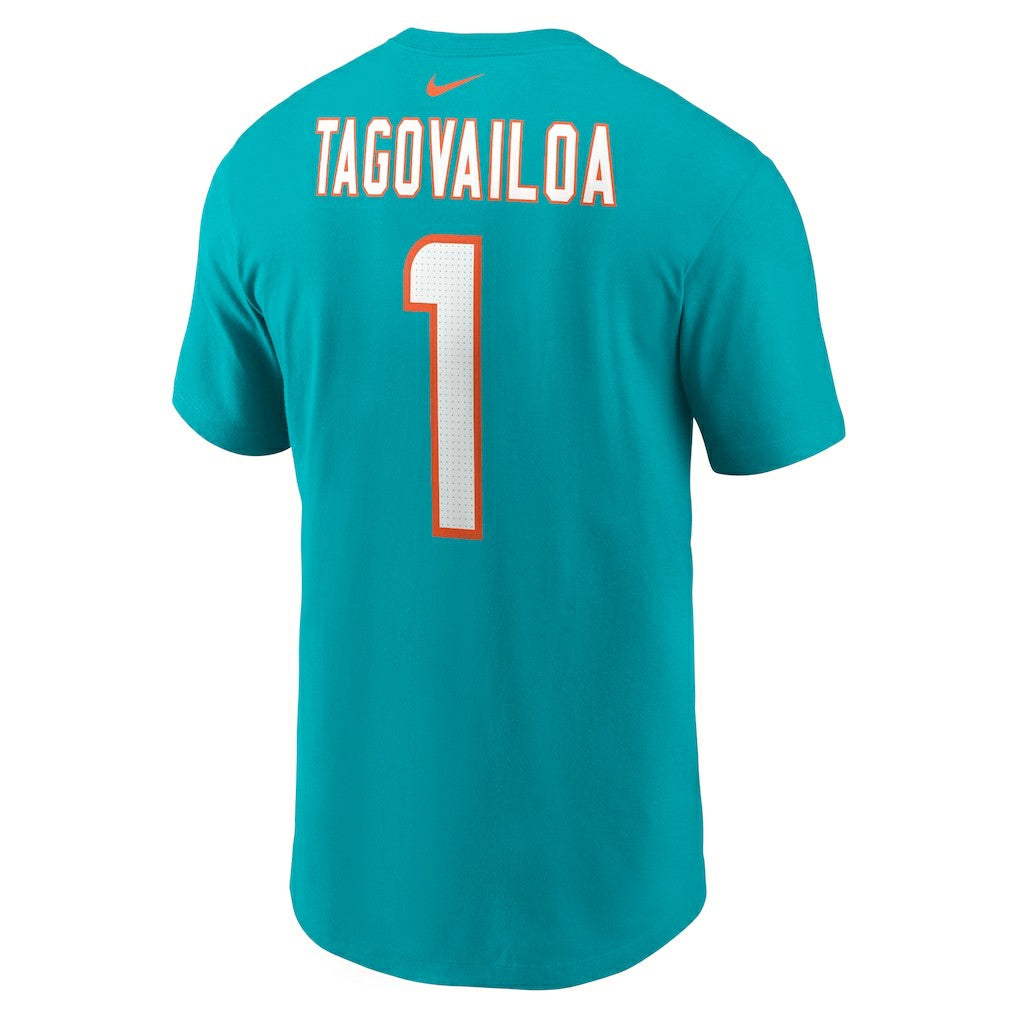 NFL Miami Dolphins Tua Tagovailoa  Player Name & Number T-Shirt