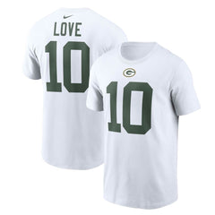 NFL Green Bay Packers Jordan Love  Player Name & Number T-Shirt