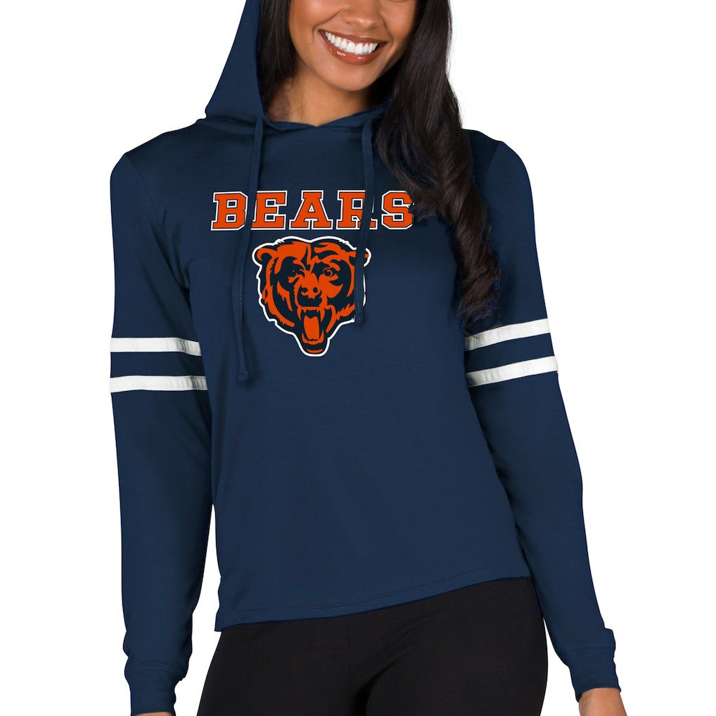 NFL Chicago Bears Concepts Sport Women's Marathon Lightweight Lounge Pullover Hoodie