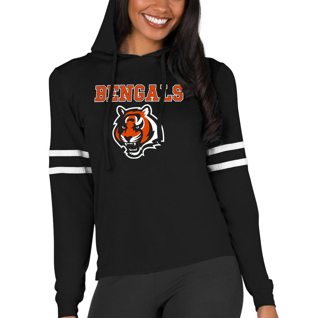 NFL Cincinnati Bengals Concepts Sport Women's Marathon Lightweight Lounge Pullover Hoodie