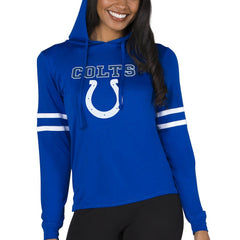 NFL Indianapolis Colts Concepts Sport Women's Marathon Lightweight Lounge Pullover Hoodie