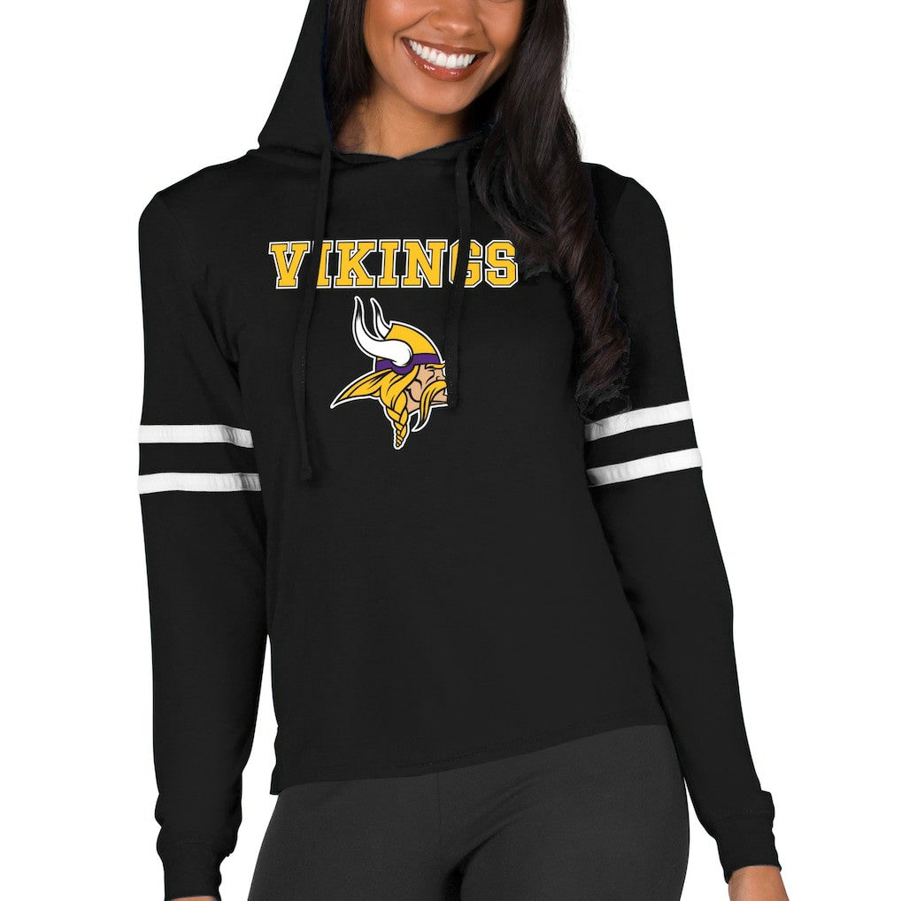 NFL Minnesota Vikings Concepts Sport Women's Marathon Lightweight Lounge Pullover Hoodie