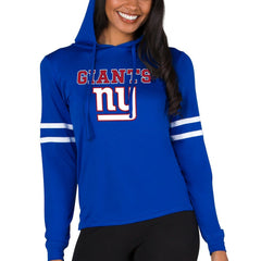 NFL New York Giants Concepts Sport Women's Marathon Lightweight Lounge Pullover Hoodie