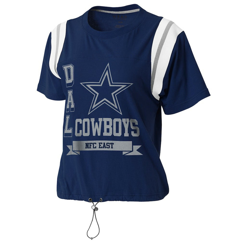 NFL Dallas Cowboys WEAR by Erin Andrews Women's Cinched Colorblock T-Shirt