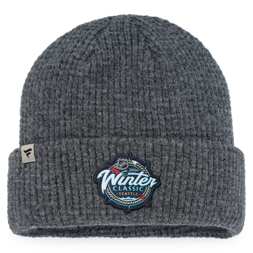 Vegas Golden Knights Fanatics 2024 NHL Winter Classic Fisherman Cuffed Knit Hat
