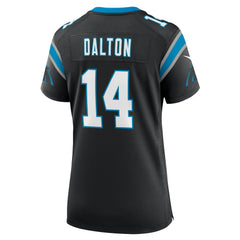 NFL Carolina Panthers Andy Dalton  Women's Team Game Jersey