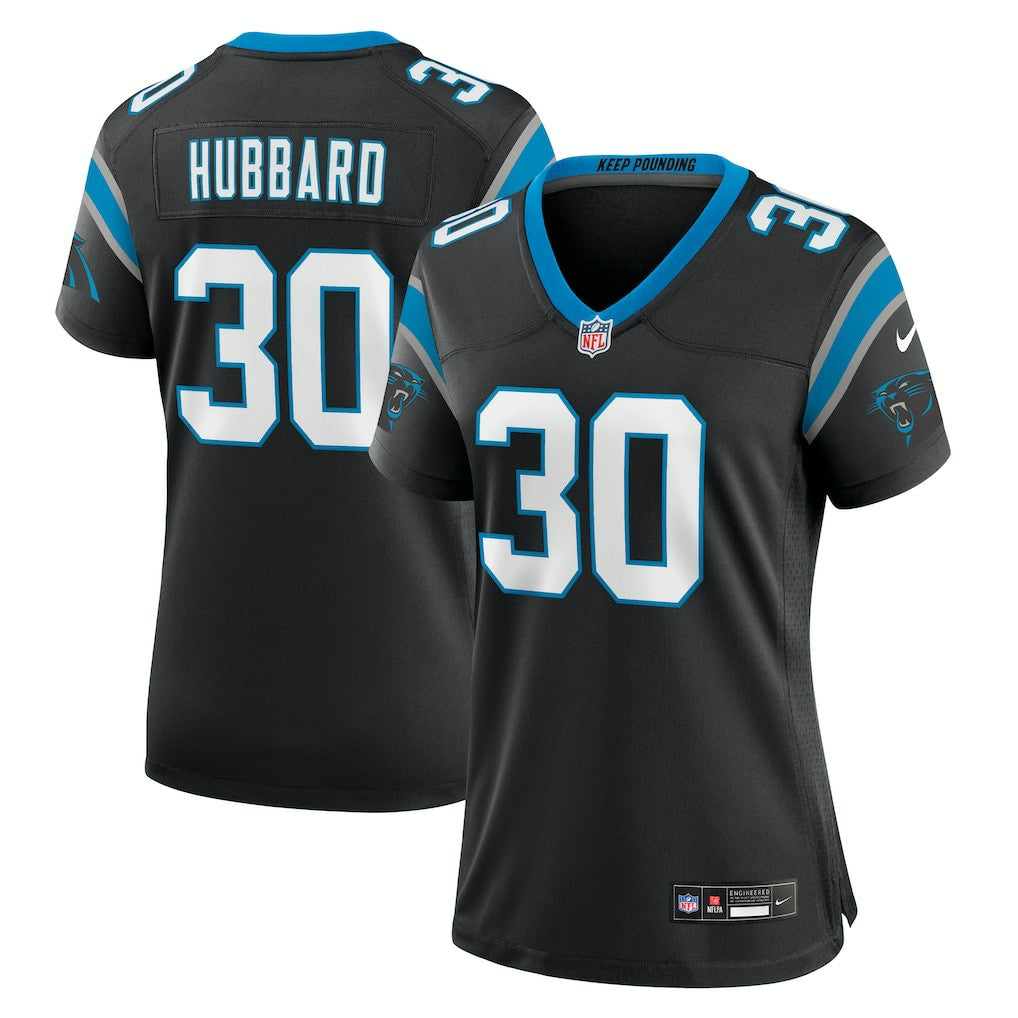 NFL Carolina Panthers Chuba Hubbard  Women's Team Game Jersey