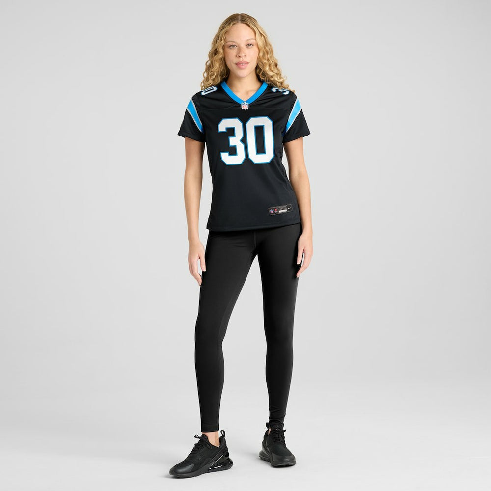 NFL Carolina Panthers Chuba Hubbard  Women's Team Game Jersey