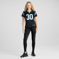 NFL Carolina Panthers Chuba Hubbard  Women's Team Game Jersey