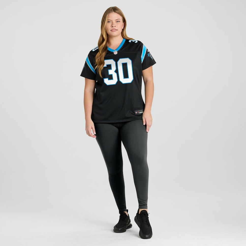 NFL Carolina Panthers Chuba Hubbard  Women's Team Game Jersey