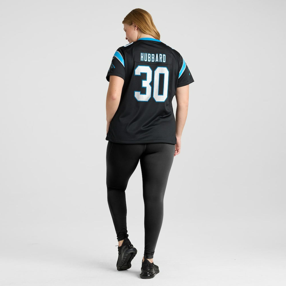 NFL Carolina Panthers Chuba Hubbard  Women's Team Game Jersey