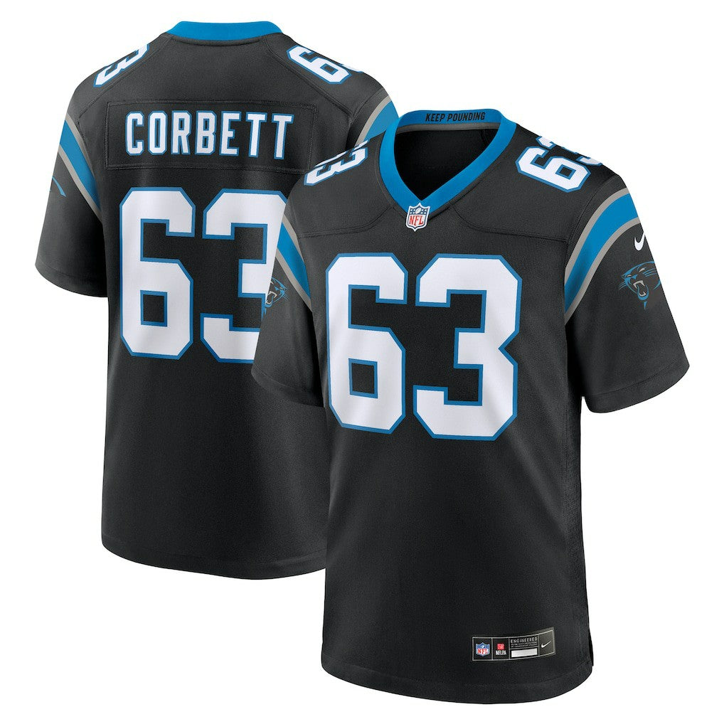 NFL Carolina Panthers Austin Corbett  Team Game Jersey