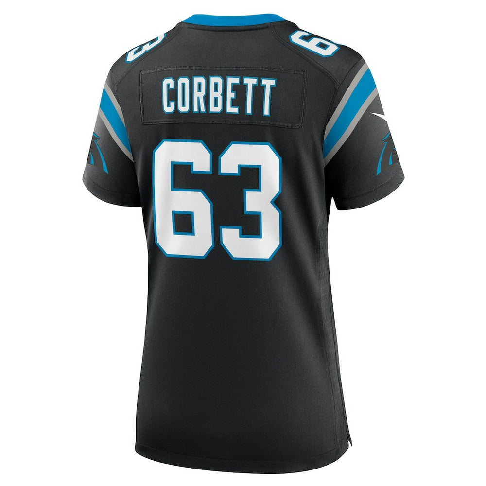 NFL Carolina Panthers Austin Corbett  Women's Team Game Jersey