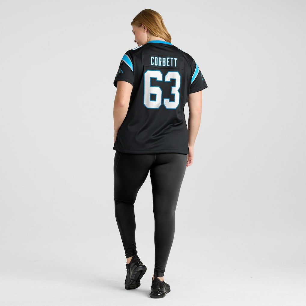 NFL Carolina Panthers Austin Corbett  Women's Team Game Jersey