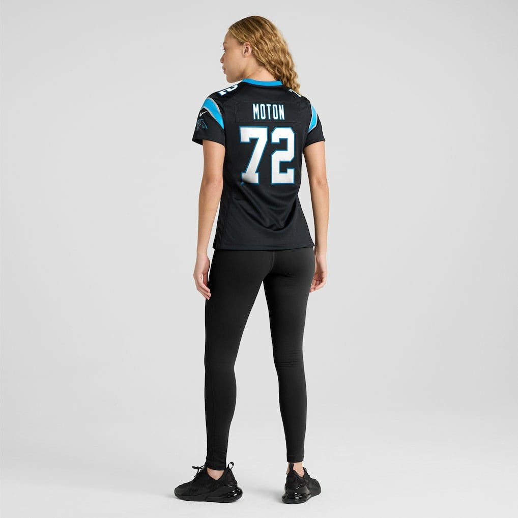 NFL Carolina Panthers Taylor Moton  Women's Team Game Jersey