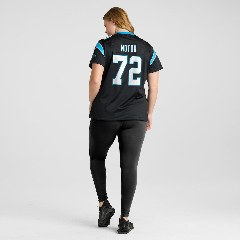 NFL Carolina Panthers Taylor Moton  Women's Team Game Jersey