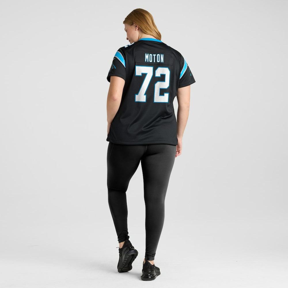NFL Carolina Panthers Taylor Moton  Women's Team Game Jersey