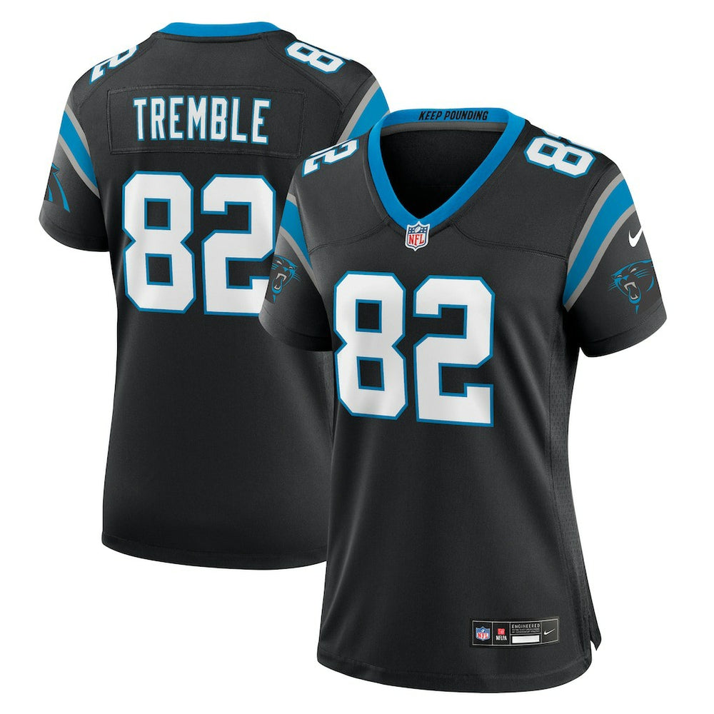 NFL Carolina Panthers Tommy Tremble  Women's Team Game Jersey