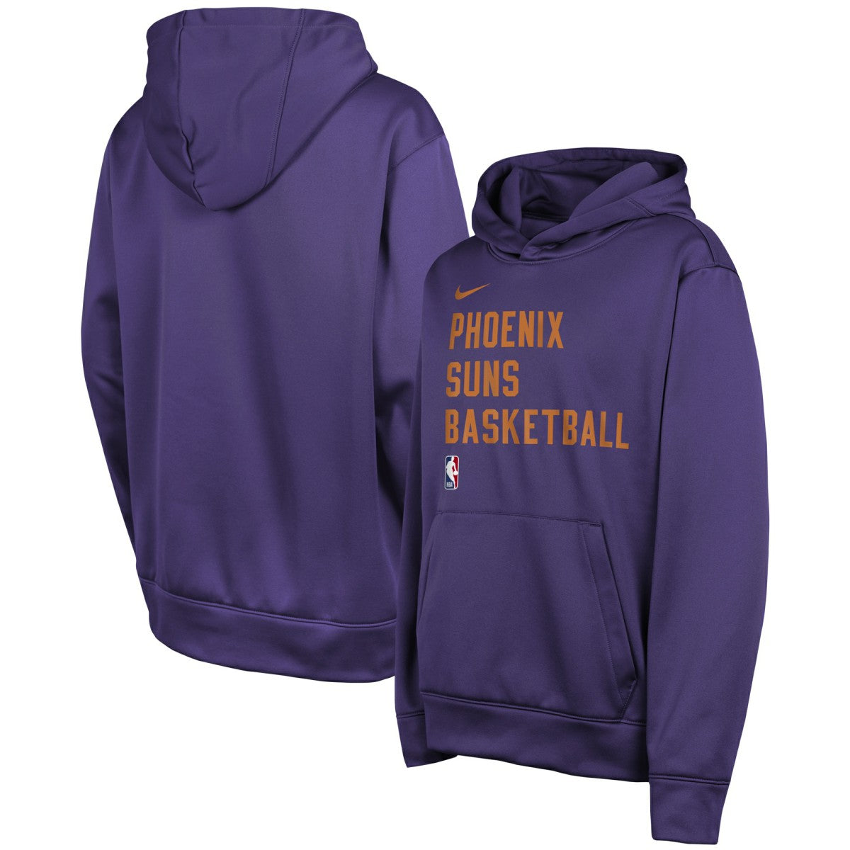 Phoenix Suns Youth Spotlight Performance Pullover Hoodie - Purple | Nike cheap