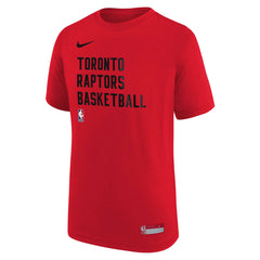 Toronto Raptors Youth Essential Practice T-Shirt - Red | Nike on sale