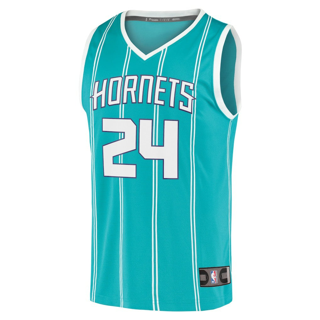 Brandon Miller Charlotte Hornets Fast Break Replica Jersey - Icon Edition - Teal | Fanatics shop