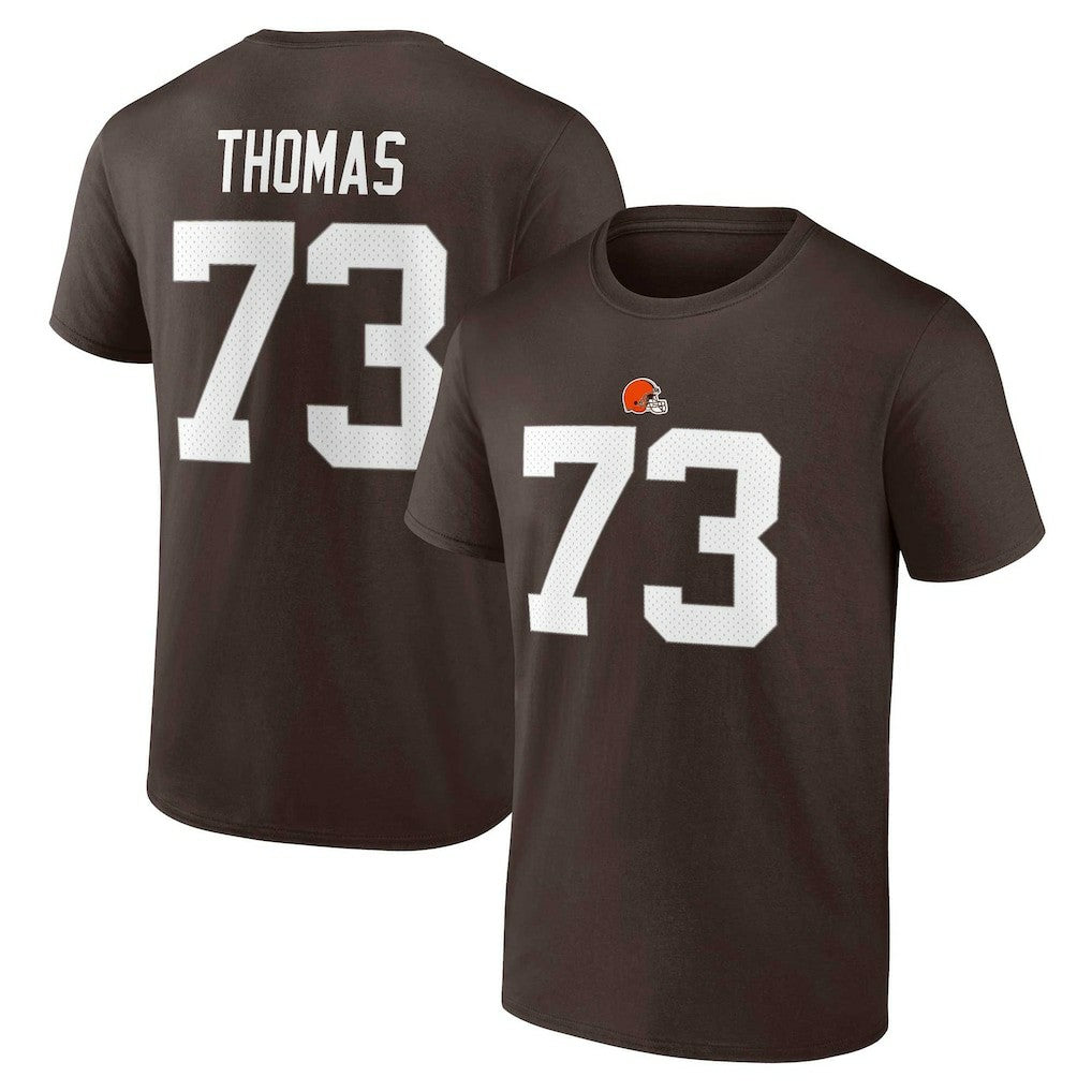 NFL Cleveland Browns Joe Thomas  Retired Player Icon Name & Number T-Shirt