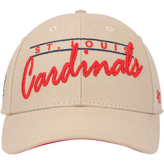 St. Louis Cardinals Atwood MVP Adjustable Hat - Khaki | 47 brand
